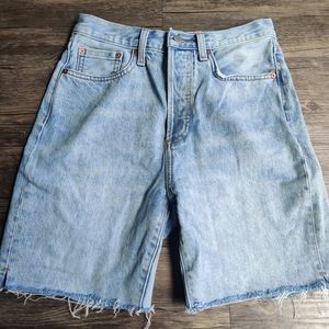 Denim Forum The Yoko Long Short Blue Size 26